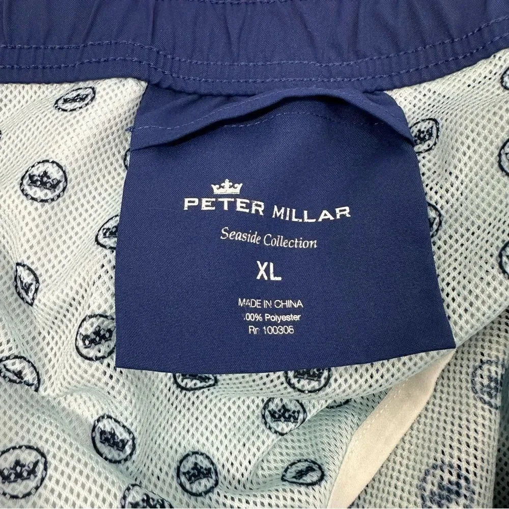 PETER MILLAR Men’s Colorful Clownfish Printed Swim Trunks Sz XL